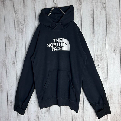 Exclusive】THE NORTH FACE × SACAI Navy Hoodie Logo Design Unisex 