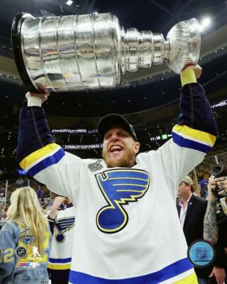 Carl Gunnarsson with Stanley Cup 2019 Louis Blues Stanley Cup