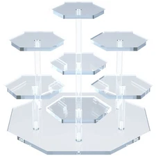 Acrylic Display Stand for Funko POP Figures, 7-Tier Perfume Organizers and St...