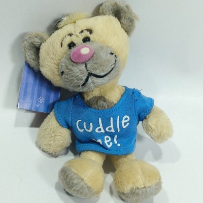 Diddl Pimboli Bear Plush Keychain 5'' 1998 Depesche w/ Tag Booklet Rare