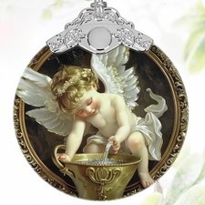 3" Stained Glass Christmas Decoration, Ornaments, Little Angel