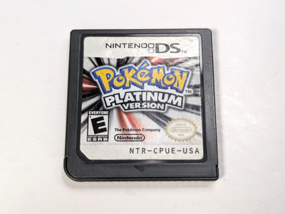 *label wear* Pokemon Platinum Version Nintendo DS authentic
