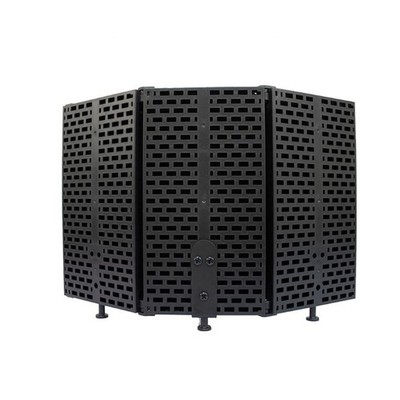 3 Panel Adjustable Microphone Shield Isolation Reflection Filter Vocal Booth