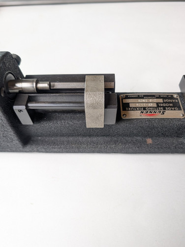 Sunnen CF-1126 Dial Bore Gauge 2-8" Setting Fixture With Case - Picture 18 of 24