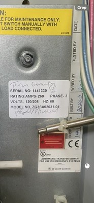 Automatic generator transfer switch