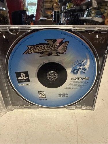 Mega Man X4 (PlayStation 1 PS1) With Original Case No Manual Tested - Ships Fast
