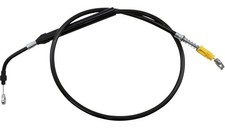 La Choppers LA-8056C13M Clutch Line - Midnight Braided with 12-14in. Ape Hangers