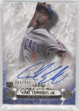 2016 Tier One Breakout 69/299 Carl Edwards Jr (Gray Jersey) Rookie Auto RC 6u5