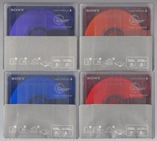 4-Sony MD MiniDiscs Color Collection 80mins w/SA Coating Advance New - 4 Colors