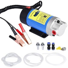 Oil Extractor Pump 12V 100W, Engine Oil Transfer Change Pump, Portable