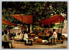 LAGOS Nigeria Street Market 1970s Postcard Elisabeth Seriki Handicraft Traders