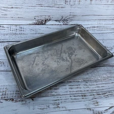 Vollrath Super Pan II Stainless Steel Steam Table Pan 3002-2 HUGE 8.3qt 21x13in