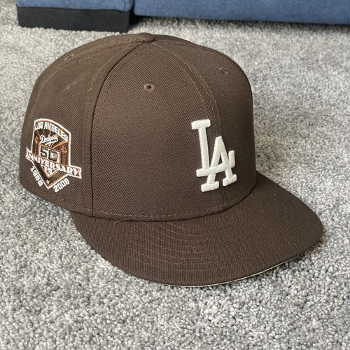 Lids New Era Los Angeles Dodgers Fitted Hat Irish Coffee Pack Ivory UV 7 5/8