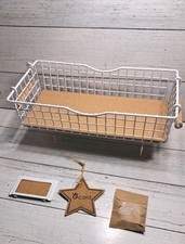 Toilet Paper Storage Basket,Bathroom Organizer wire Basket 11.8x5.9x3.2 inch