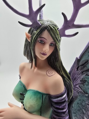 Amy Brown Raven Secrets Fairy Statue 20in Pacific Giftware Original Box