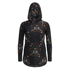 XL Lularoe Amber Lightweight Hoodie Halloween Heart Hand Tapestry NEW 285017