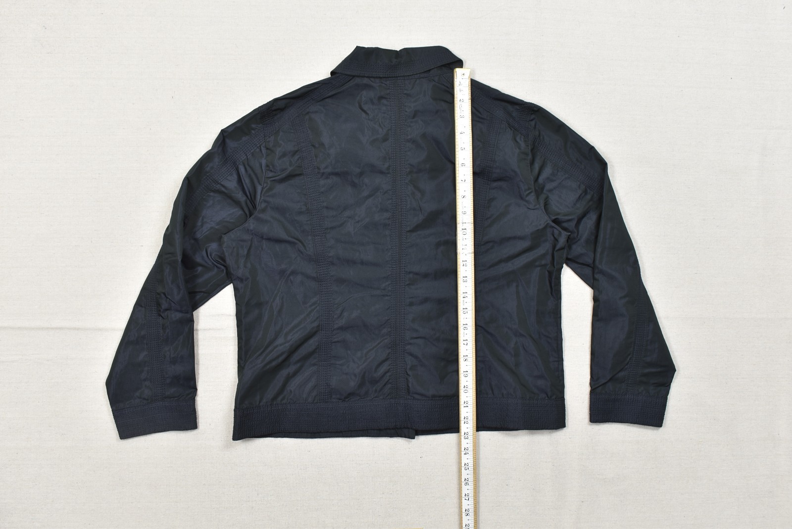 Chico's Black Lightweight Button Front Windbreake… - image 4