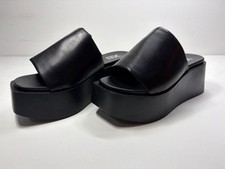 Xti – Chunky Plateau Mules Schwarz - Blockabsatz - EUR 36 | UK 3 | US 5