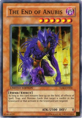 Heavy Play x 1 The End of Anubis - TLM-ENSE4 - Ultra Rare - Limited Edition TLM 
