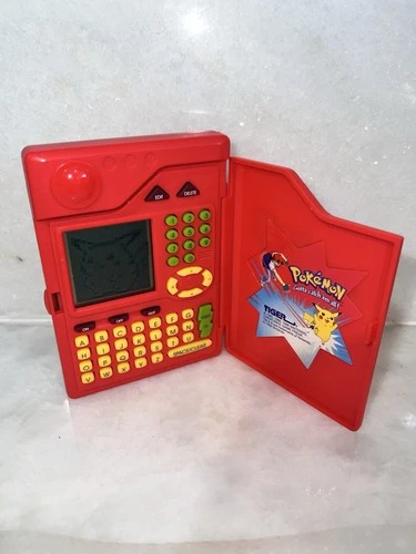 Pokemon Pokedex Handheld Toy Vintage 1998 Tiger Electronics, Tested Working