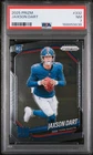 2025 Panini Prizm Jaxson Dart #332 New York Giants PSA 7 Rookie