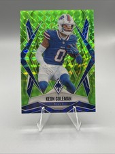 2025 Panini Phoenix Keon Coleman Lime Green Pyramids /285 Buffalo Bills #25