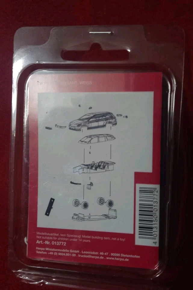 MACCHINA HERPA VOLKSWAGEN PASSAT VARIANT SCALA 1/87 HO ART: 013772 - Immagine 2 di 3