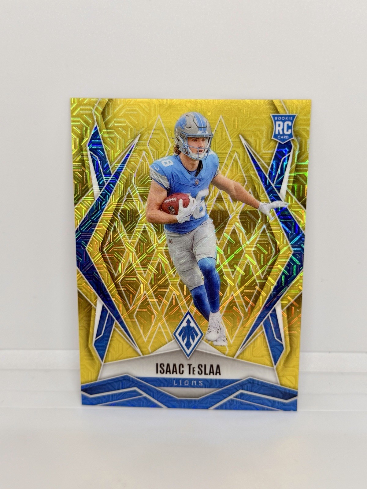 ISAAC TESLAA Rookie 2025 Phoenix International Yellow Mojo Prizm /35 Lions #189