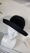 Vintage Bermona Trend London Wollm&uuml;tze - klassisch breite Krempe