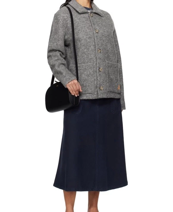 A.P.C. Black Half Moon Demi Lune crossbody leather bag - Image 2 of 4