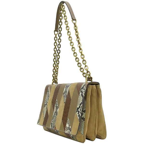 Prada Chain Bag in Caiman and Python Leather - image 1