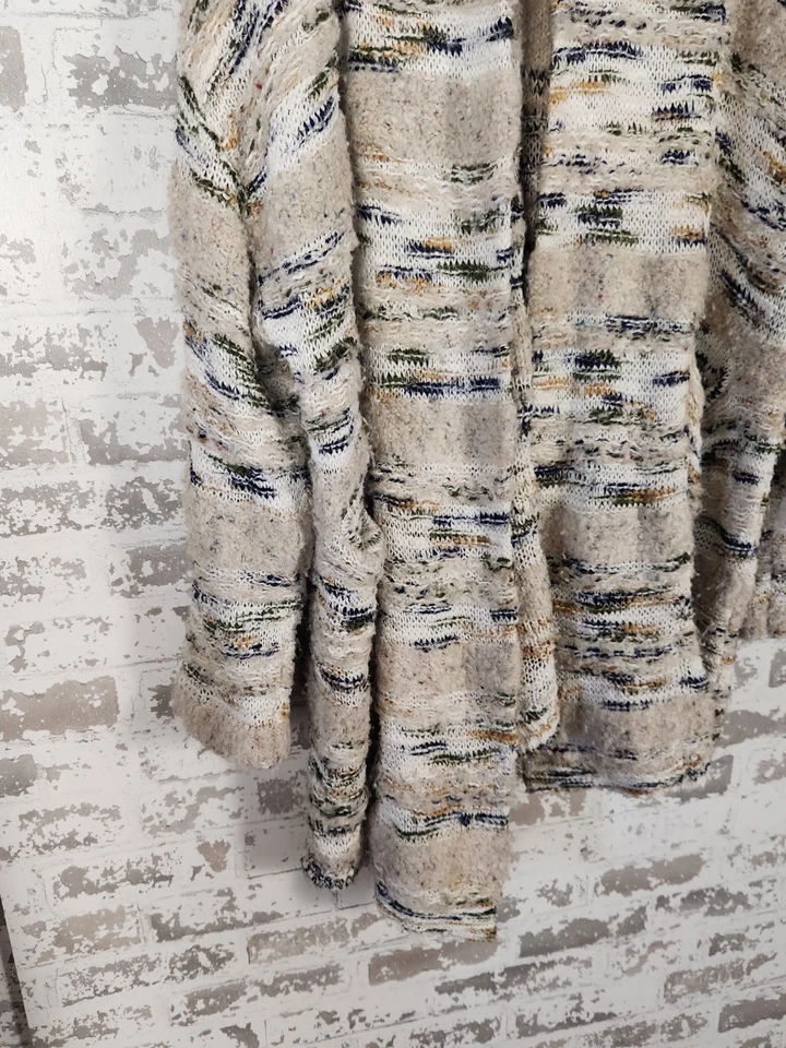 Cárdigan Anthropologie Moth Talla Pequeña Beige Lana Boho Grueso Western Artístico Foto 3 de 4