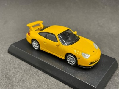 KYOSHO パームランナー ポルシェ 911 GT3 イエロー ラジコン 京商 Kyosho 1/64 Porsche collection 911 GT3 996 yellow diecast model