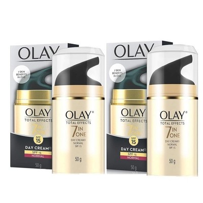 Olay Total Effects 7 in 1 Gesichtsfeuchtigkeitscreme 50g 2er Pack Tagescreme ...