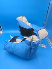 Prevalon Heel Protector Boots One Size Fits Most Black/Blue, Pairs Of 2