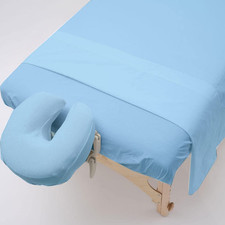 Microfiber Massage Sheet Set 3-Piece for Massage Tables, Includes Massage Flat S