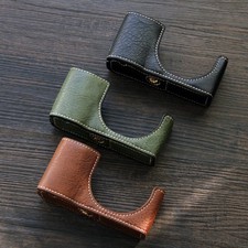 For Ricoh GR4 GR3 GR3X Camera Bag PU Leather Dock Case Base Protection Cover