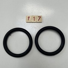 NOS Solid Black Rubber Tyres Triang Scooter Pram Trike 85mm  Inner Diameter T17