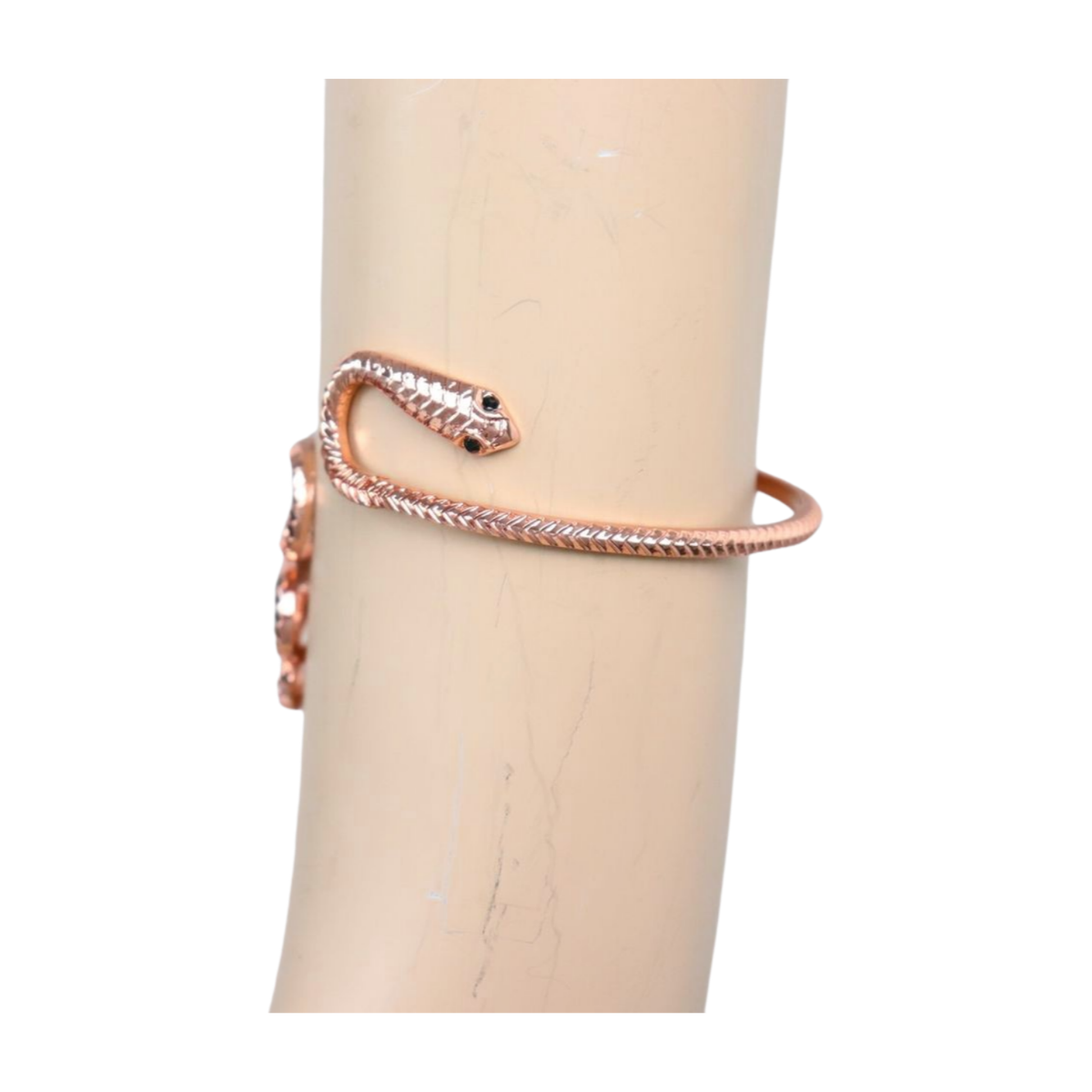 Women Rose Gold Metal Upper Arm Cuff Fashion Bracelet Cobra  display picture 1