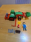 Vintage 1986 Playmobil 3500 System Farm Tractor Green Red