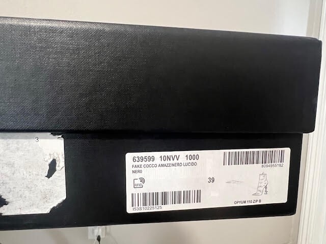 SAINT LAURENT Stivaletti nuovi Sanit Laurent YSL in pelle nera nera $1990 $999 99