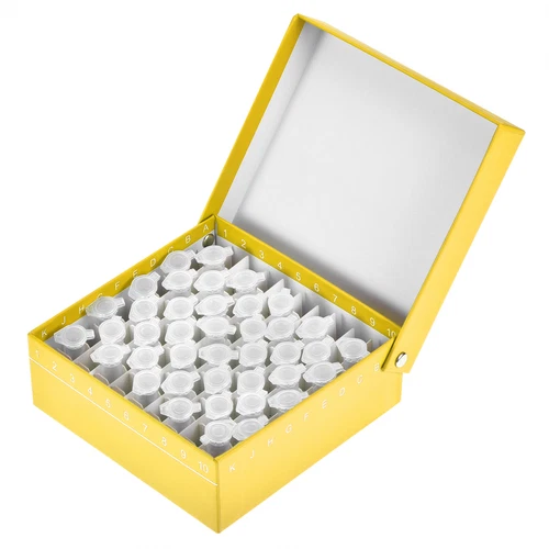 6pack Centrifuge Tube Freezer Storage Box 100 Places Waterproof Cardboard - Picture 5 of 5