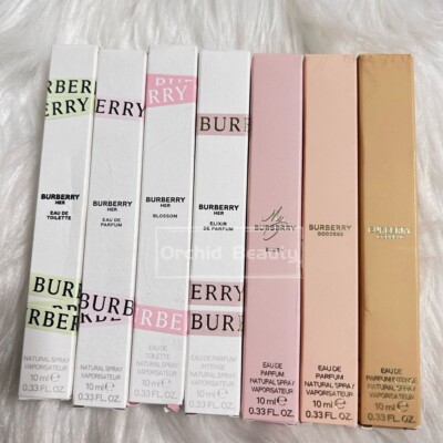New Burberry EDP/EDT Perfume Women Spray Travel 10 ml/0.33 oz~Choose One Scent