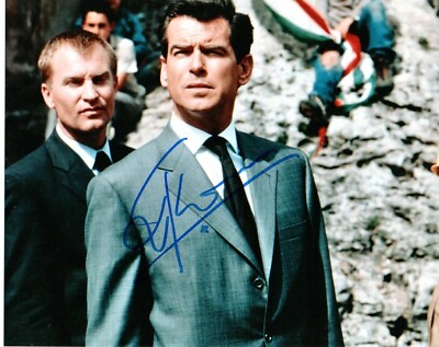 ULRICH THOMPSON 007 JAMES BOND AUTOGRAMM DAVIDOV IN DER WELT IST NICHT GENUG COA