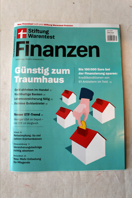 Finanzen 04/2025 ETF Traumhaus Gold Impfung Depot Pflege Stiftung Warentest