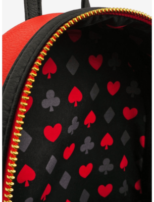 Loungefly Disney Alice in Wonderland Queen of Hearts Cosplay Mini Backpack New Disney Alice in Wonderland - Queen of Hearts 13-inch Nylon  main image 3