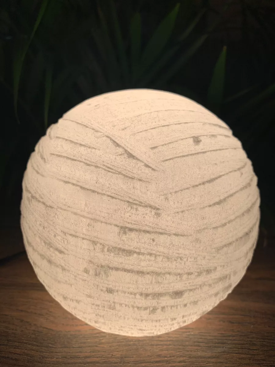 Selenite sphere lamp deals