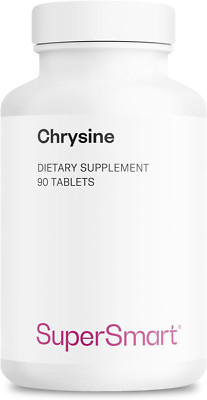 Supersmart Chrysin Supplement 1500Mg, Passion Flower Extract, Non-Gmo 90 Tablets