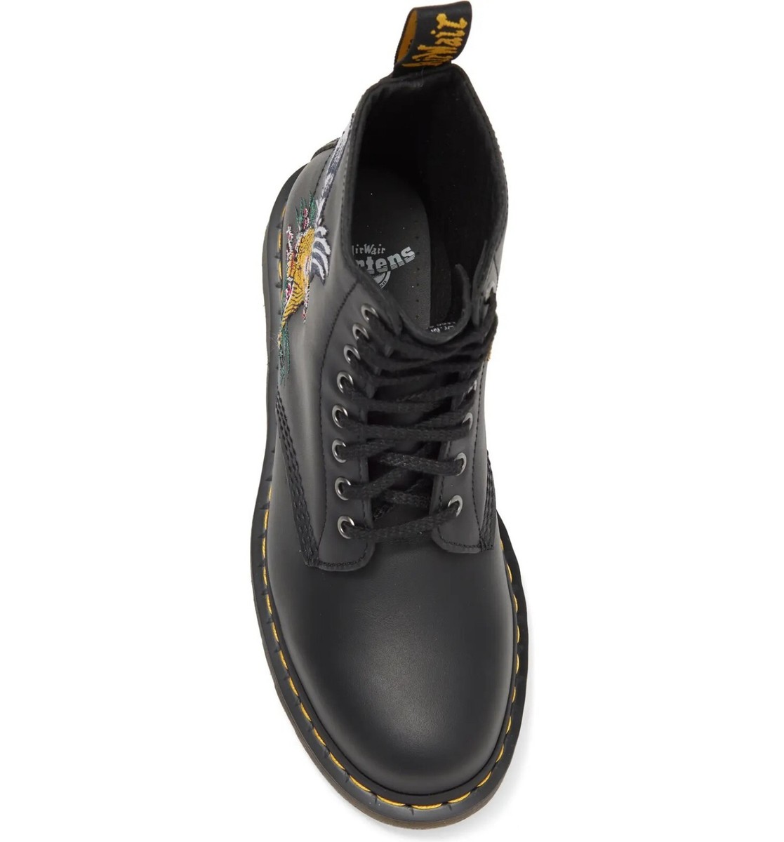 Dr Martens 1460 Souvenir Embroidered Moto Boots Combat Boots
