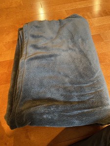 Grey Threshold Twin Sized Fuzzy Blanket 490622600076 | eBay